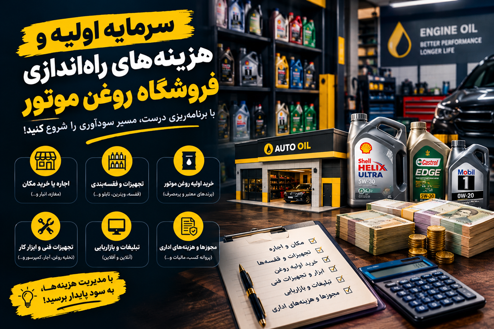 برآورد دقیق سرمایه اولیه و هزینههای راهاندازی
