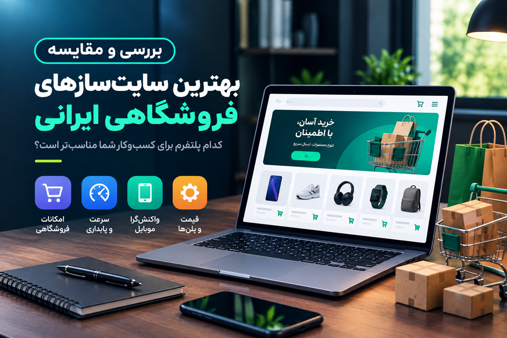 بررسی بهترین سایتسازهای فروشگاهی ایرانی