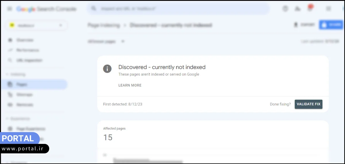 خطای Discovered - currently not indexed در سرچ کنسول