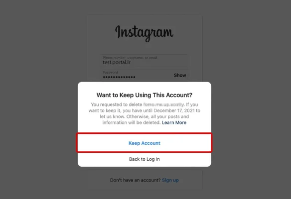 آموزش بازگردانی اکانت اینستاگرام حذف شده