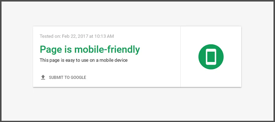 ابزار تست سرعت سایت Mobile Friendly Test