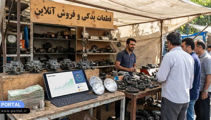 فروش حضوری لوازم یدکی خودرو