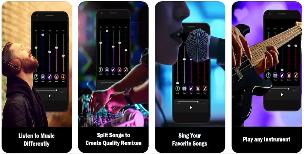 اپلیکیشن SplitHit (Vocal Remover)؛ کنترل کامل روی ولوم هر ساز