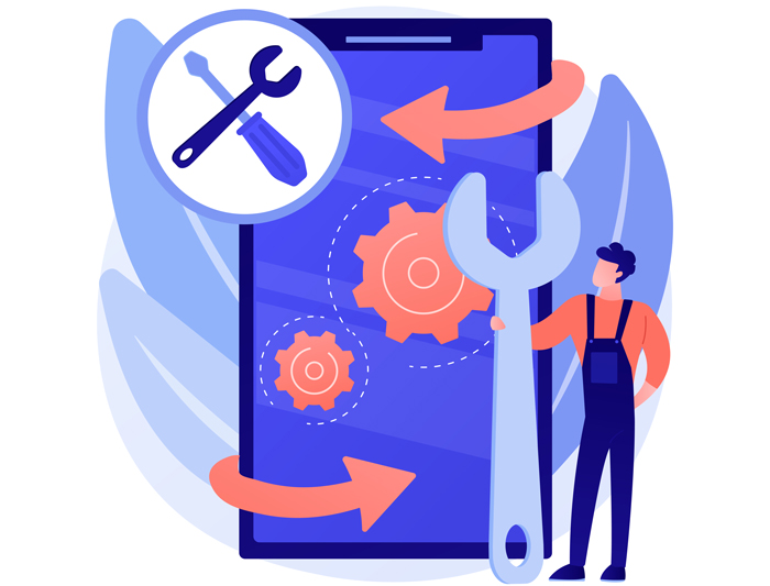 خدمات اینترنتی تعمیرات موبایل