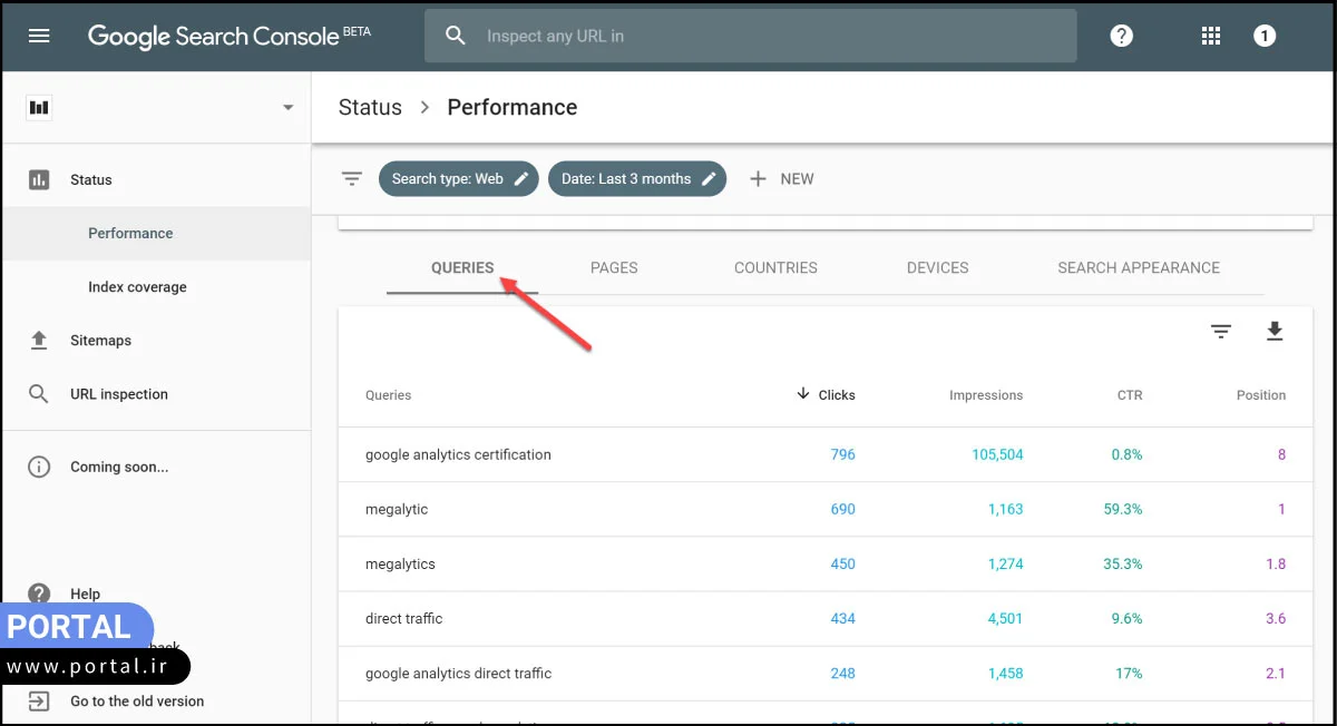 ابزار Google Search Console