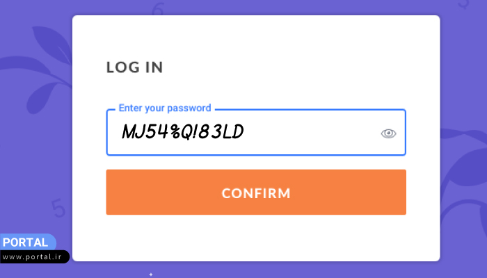 استفاده از اعداد، حروف و نمادها برای رمز عبور