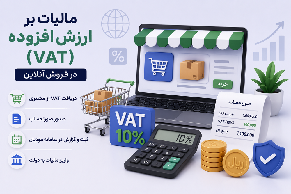 مالیات بر ارزش افزوده (VAT) در فروش آنلاین