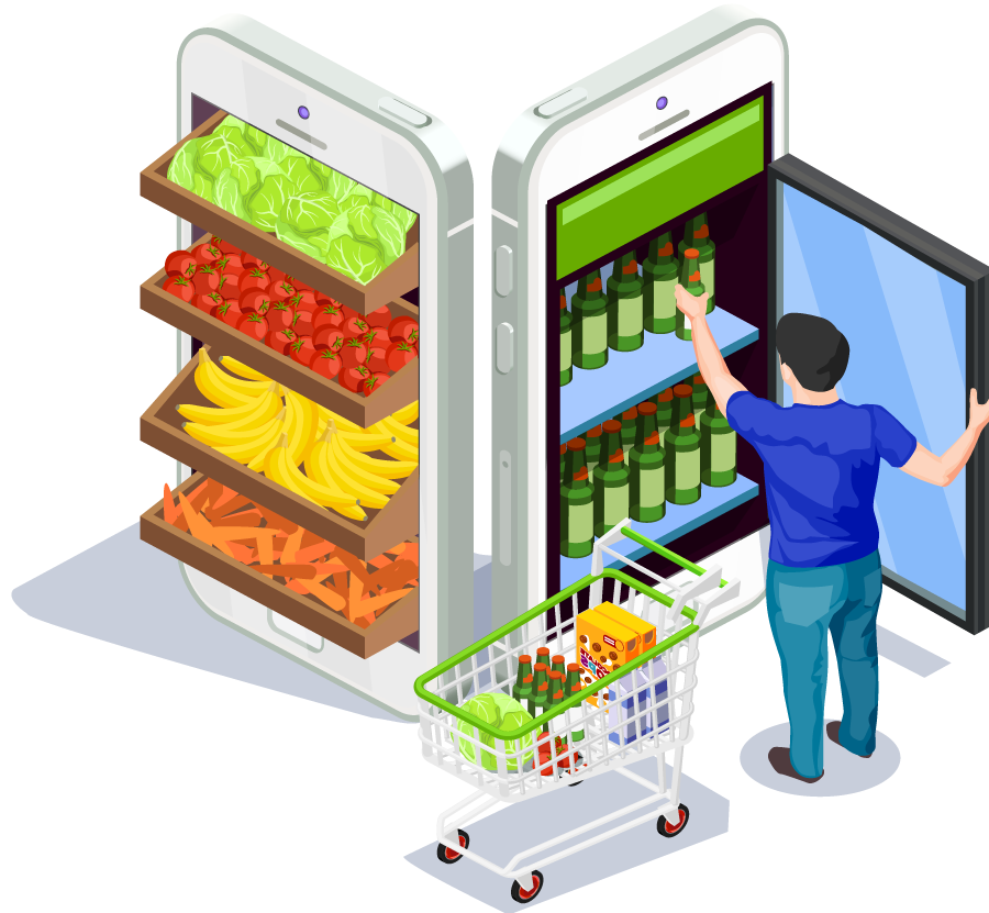 راه اندازی سوپرمارکت آنلاین 