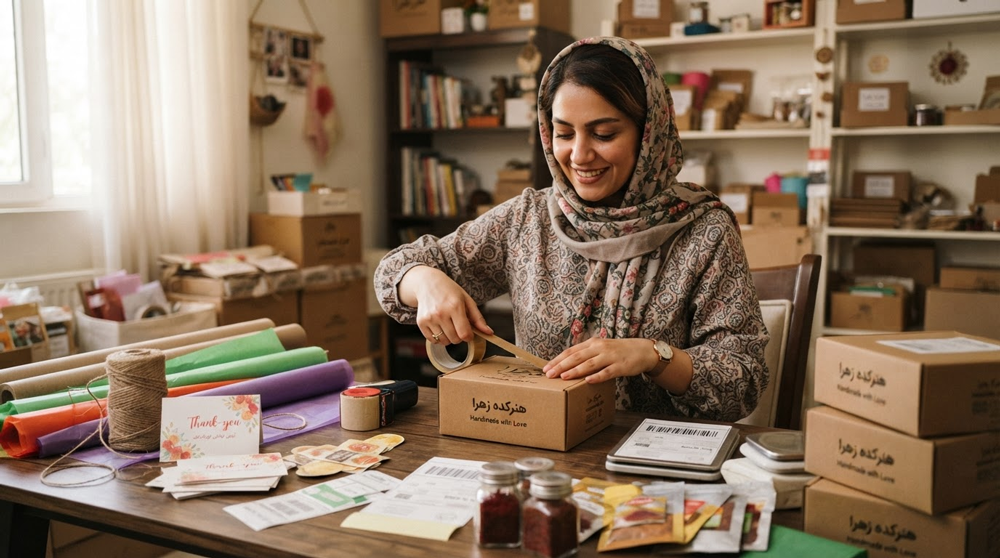 کسب درآمد از بسته‌بندی محصولات در منزل