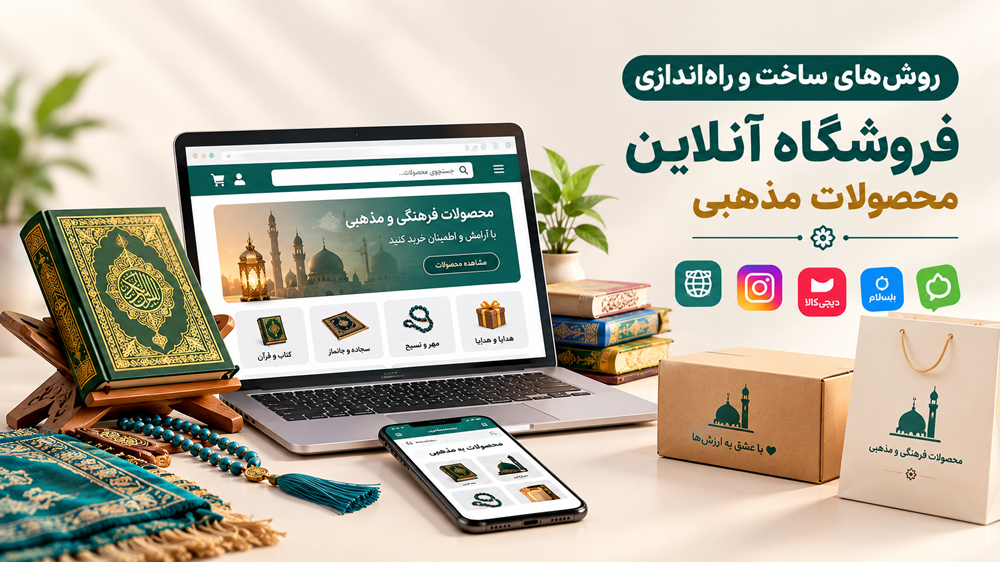 روشهای ساخت و راه اندازی فروشگاه آنلاین محصولات مذهبی