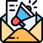 بازاریابی ایمیلی با تولید محتوای تعاملی - آیکون