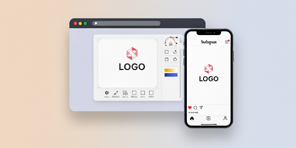 جامع‌ترین راهنمای طراحی لوگو رایگان برای سایت و اینستاگرام